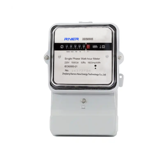 Long terminal cover Single phase Electric Meter with counter